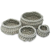 Classico Round Neoprene Rubber Basket, Set of 4 by Neo Design Italy Baskets Neo Design