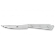 Compendio Steak Knives with Polished Blades and Lucite Handles, Set of 6 by Berti Knive Set Berti Ice Lucite 
