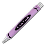 Crayon Chrome Retractable Rollerball Pen. Limited Edition by Acme Studio Pen Acme Studio Purple 
