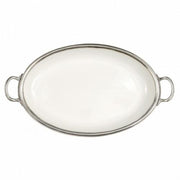 Tuscan Oval Tray with Handles by Arte Italica Dinnerware Arte Italica 