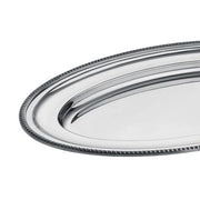 Perles Silverplated 19.25" Oval Tray by Ercuis Trays Ercuis