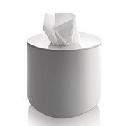 Birillo Square Tissue Box by Alessi Bathroom Alessi White
