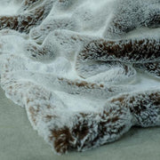 Faux Fur Bed Runners by Evelyne Prelonge Paris Blanket Evelyne Prelonge Chestnut 26" x 55" 