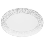 TAC 02 Skin Platinum Platter, 15 Inch by Walter Gropius for Rosenthal Dinnerware Rosenthal