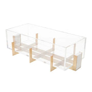 Float Acrylic Rectangular Container or Vase by St. James St. James Clear Small