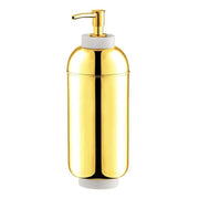 Volupte Liquid Soap Dispenser by Nino Bauti for St. James St. James Gold Off White Resin