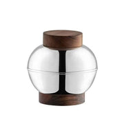 Volupte Low Canisters by Nino Bauti for St. James St. James Mini Nickel Plated Wood