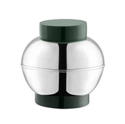 Volupte Low Canisters by Nino Bauti for St. James St. James Mini Nickel Plated Green Resin