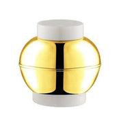 Volupte Low Canisters by Nino Bauti for St. James St. James Mini Gold Plated Off White Resin