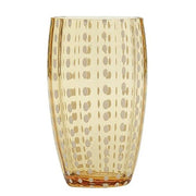 Perle Amber 15 oz. Beverage Glass, Set of 2 by Zafferano Zafferano