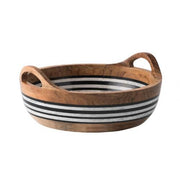 Stonewood Stripe Round Serving Bowl by Juliska Serving Bowl Juliska