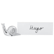 Silverplated 1" Snail Place Card Holder Set of 6 by Ercuis Place Card Holder Ercuis 