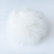 Snowball Accent Pillows by Evelyne Prelonge Paris Bathroom Evelyne Prelonge Himalayan Ivory 10"