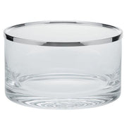 Eclat Silverplated Glass Straight Edge Bowls by Ercuis Bowls Ercuis Small 