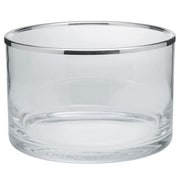 Eclat Silverplated Glass Straight Edge Bowls by Ercuis Bowls Ercuis Extra Large 