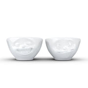Faces Small 3.3 oz. Bowls, Set of 2 Dinnerware Smile Germany Laughing & Tasty 