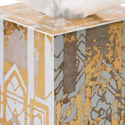 Distressed Square Tissue Box by Kim Seybert Tissue Box Kim Seybert 