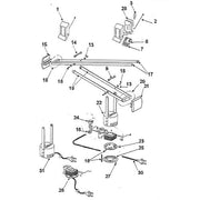 Tizio Task Lamp Classic PARTS by Artemide Parts Artemide Parts