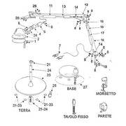 Tolomeo Classic Table Task Lamp PARTS by Artemide Parts Artemide Parts 