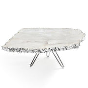 Torta Cake Stand, 12.5" by ANNA New York Cake Plate Anna Crystal & Silver 