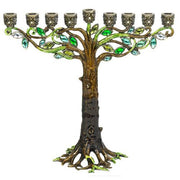 Tree Pewter Menorah, 8" by Olivia Riegel Candleholder Olivia Riegel 