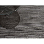 Shag Vinyl Doormat 18" x 28" by Chilewich CLEARANCE Doormat Chilewich Birch Skinny Stripe 