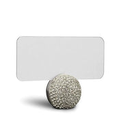 Pave Sphere Place Card Holders, Set of 6 by L'Objet Place Card Holder L'Objet Platinum 