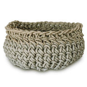 Canapa HC11 Round 17.2" Neoprene Rubber and Hemp Basket by Neo Design Italy Baskets Neo Design