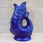 Gluggle Jug by Wade Potteries Pitchers Wade Large Cobalt Blue 