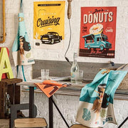 Joe's Donuts Apron by MISTERATOMIC Linens Coucke