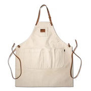 Natural Canvas Kitchen Full Apron by Mi Cocina Apron Mi Cocina 