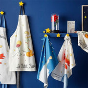 Le Petit Prince Red Airplane Apron Linens Coucke 