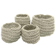 Stottile Round Neoprene Rubber Basket, Set of 4 by Neo Design Italy Baskets Neo Design