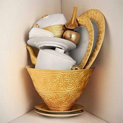 Han Gold Chinese Spoon by L'Objet Dinnerware L'Objet