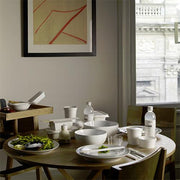 White Fluted Teapot by Royal Copenhagen Dinnerware Royal Copenhagen 