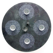 Petal Pressed Round Vinyl Placemats by Chilewich Set of 4 Placemat Chilewich