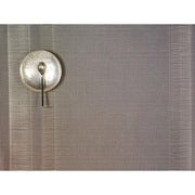 Chilewich: Tuxedo Stripe Woven Vinyl Runner 19" x 57" and 14" x 76", Silver CLEARANCE Placemat Chilewich Rectangle (14" x 19") Tux Stripe Silver