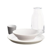 Tonale Light Grey Wide Cup, 8.75 oz. Set of 4 by David Chipperfield for Alessi Dinnerware Alessi