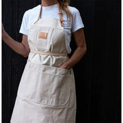 Natural Canvas Kitchen Full Apron by Mi Cocina Apron Mi Cocina