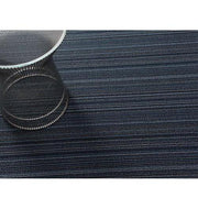 Shag Skinny Stripe Indoor/Outdoor Rug by Chilewich Rug Chilewich Utility Mat (24" x 36") Blue 