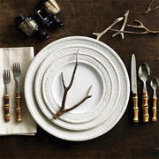 Le Panier Whitewash Side or Cocktail Plate by Juliska Butter Dish Juliska