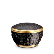 Crocodile Porcelain Round Box with Lid by L'Objet Jewelry & Trinket Boxes L'Objet Gold 