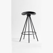 Jamaica Low, Bar or Kitchen Stool by Pepe Cortes Stool BD Barcelona Kitchen Stool Black Aluminum 