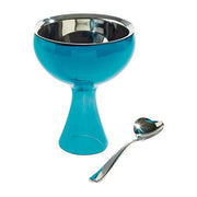 Big Love Ice Cream Bowl & Spoon by Miriam Mirri for Alessi Bowls Alessi Blue