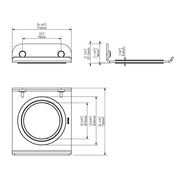 Quick Wall Mounted Hair Dryer Holder by Sonia Sonia