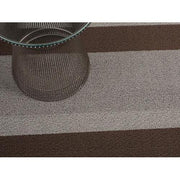 Shag Vinyl Doormat 18" x 28" by Chilewich CLEARANCE Doormat Chilewich Ash Bold Stripe 