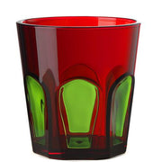 Gulli Two-Color Acrylic 12 oz. Tumbler by Marioluca Giusti Glassware Marioluca Giusti Red/Green