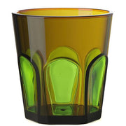Gulli Two-Color Acrylic 12 oz. Tumbler by Marioluca Giusti Glassware Marioluca Giusti Amber/Green