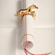 Horse Napkin Jewels Napkin Rings, Set of 4 by L'Objet Napkin Rings L'Objet 