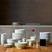 Tonale Light Grey Wide Cup, 8.75 oz. Set of 4 by David Chipperfield for Alessi Dinnerware Alessi